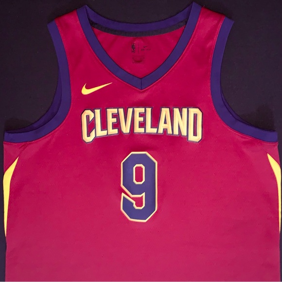 Nike Dwyane Wade Cleveland Cavaliers #9 Wine Red Icon Swingman Jersey 52 Mens XL - Picture 1 of 7